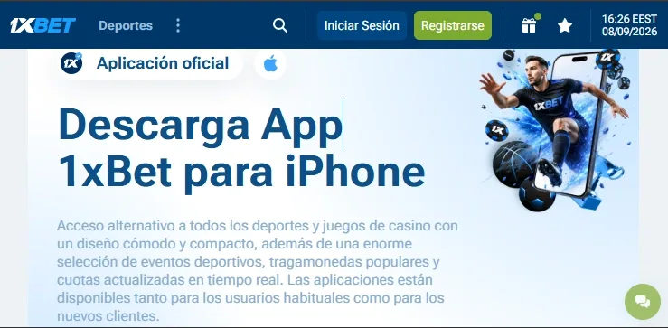 Instalación iOS de 1xBet en tu iPhone